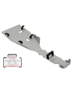 Protector chasis Crosspro aluminio pulido YAMAHA YFM 350 Raptor 350 Warrior