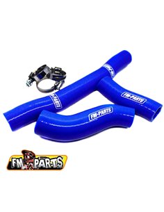 Kit tubos radiador silicona azules FM-PARTS para TPI KTM EXC 18-23 HUSQ TE 18-23 GASGAS EC 20-23