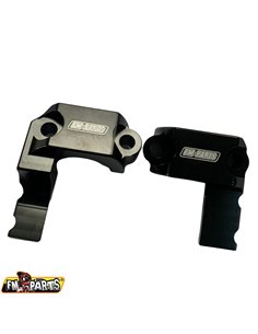 Kit soportes super-reforzados bomba freno y embrague Brembo y Magura negros FM-PARTS para KTMHUSQV GASGAS SHERCO 15-24