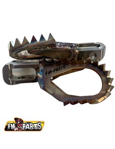 Estriberas Fm-Parts hard inox Beta RR 2020-2024 -5mm altura +10mm atrasadas