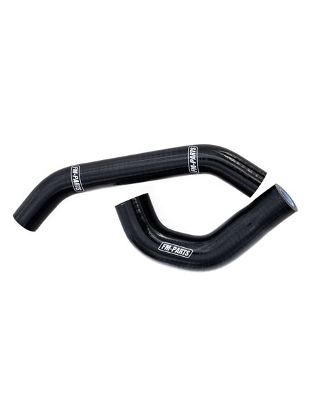 Kit tubos radiador silicona negros super reforzados 6 lonas FM-PARTS para KTM HUSQVARNA GASGAS 250 300 TBI 24-2025