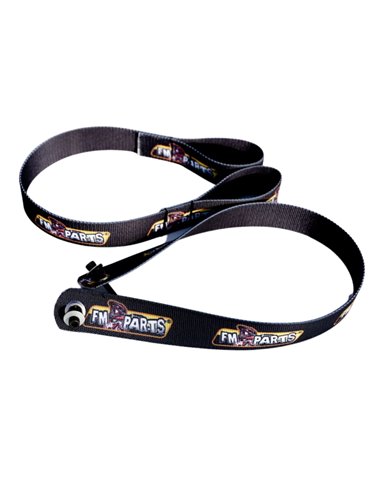 Kit cintas tirador HARD ENDURO negras FM-PARTS para HUSQVARNA TE/FE/TX 20-23