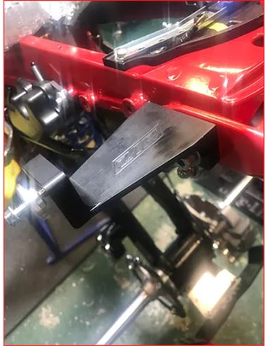 Soporte guadabarros trasero super reforzado ZIP YFZ 450 R
