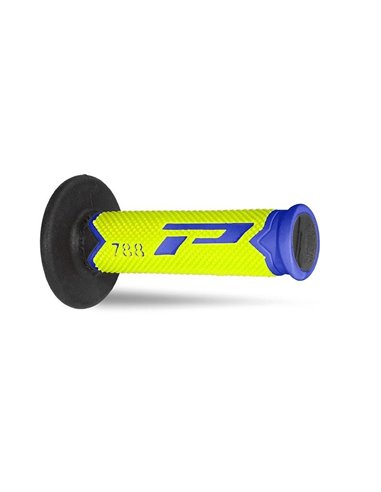 Puños para mando de gas PROGRIP 788-279 Azul Amarillo Negro triple densidad