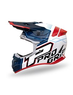 Casco PROGRIP 3080-227 Azul-Rojo