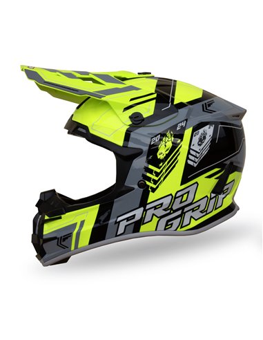 Casco PROGRIP 3080-347 Amarillo Fluor