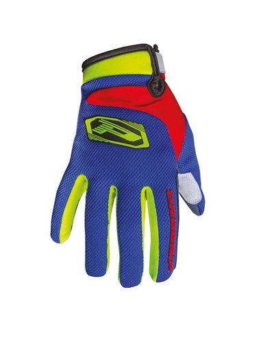 Guantes cross PROGRIP AIRTECH infantil Amarillo Flúor Azul Eléctrico Rojo