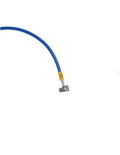 Latiguillo metalico HEL trasero AZUL 61 cm