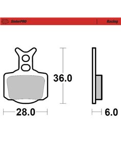Pastillas de freno del/tras RACING MOTOMASTER 082811 KTM HUSQVARNA GASGAS MC 50