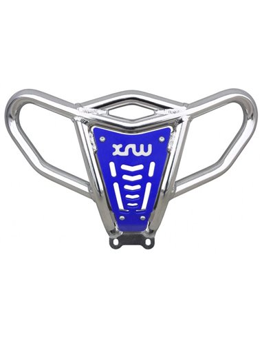 Defensa delantera XRW aluminio X18 PULIDO Y AZUL YAMAHA YFM 700R