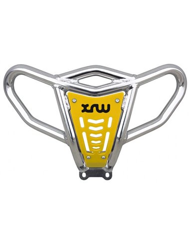 Defensa delantera XRW aluminio X18 PULIDO Y AMARILLO YAMAHA YFM 700R