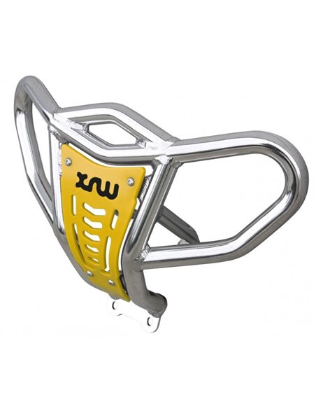 Defensa delantera XRW aluminio X18 PULIDO Y AMARILLO SUZUKI LTZ 400