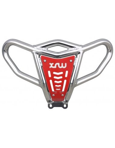 Defensa delantera XRW aluminio X18 PULIDO Y ROJO SUZUKI LTR 450