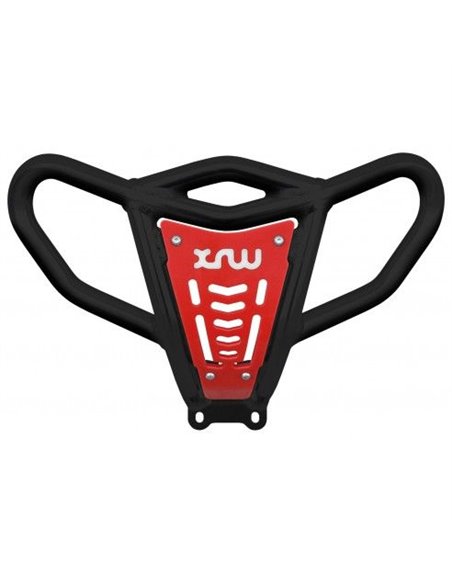 Defensa delantera XRW aluminio X18 NEGRO Y ROJO SUZUKI LTR 450