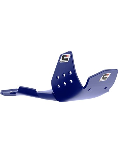 Protector de carter y bieleta hard enduro Crosspro DTC 8mm azul SHERCO SEF 450R 500R 2025