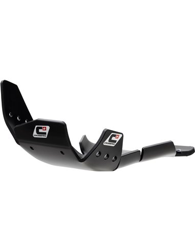 Protector de carter y bieleta hard enduro Crosspro DTC 8mm negro SHERCO SEF 450R 500R 2025
