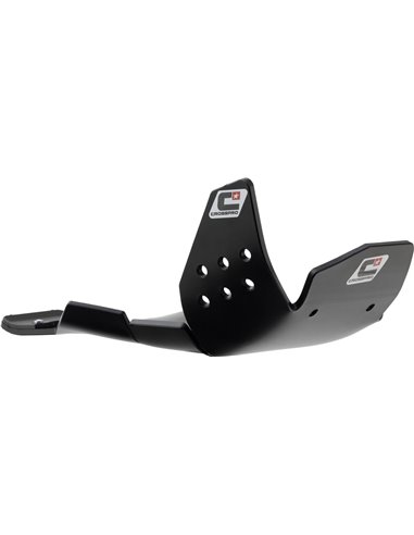 Protector de carter y bieleta hard enduro Crosspro DTC 8mm negro SHERCO SEF 450R 500R 2025