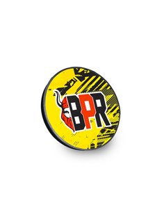 Adhesivo tapa llanta BPR Amarillo 9"