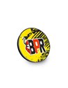 Adhesivo tapa llanta BPR Amarillo 9"