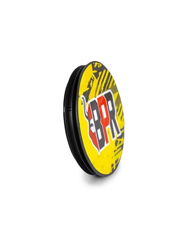 Tapa para llanta beadlock BPR 9" con adhesivo BPR Amarillo