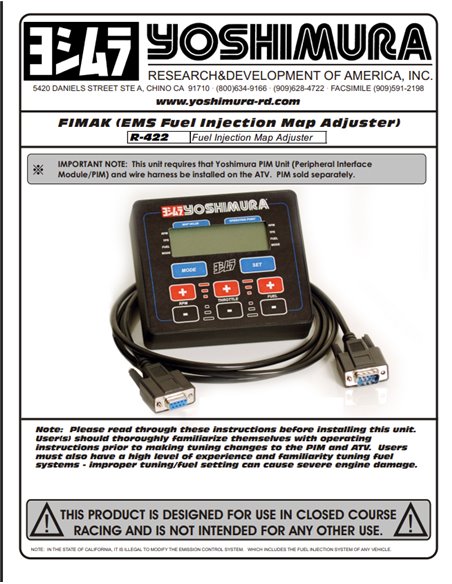 FIMAK programador ems mapa inyeccion centralita Yoshimura