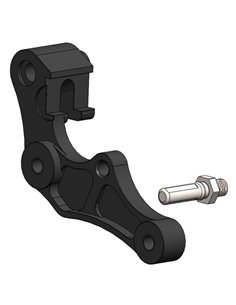 Soporte adaptador de pinza para disco delantero 280mm MOTOMASTER Yamaha YZ 125 250 250F 450F 21-25 FANTIC 125 250 450 22-25