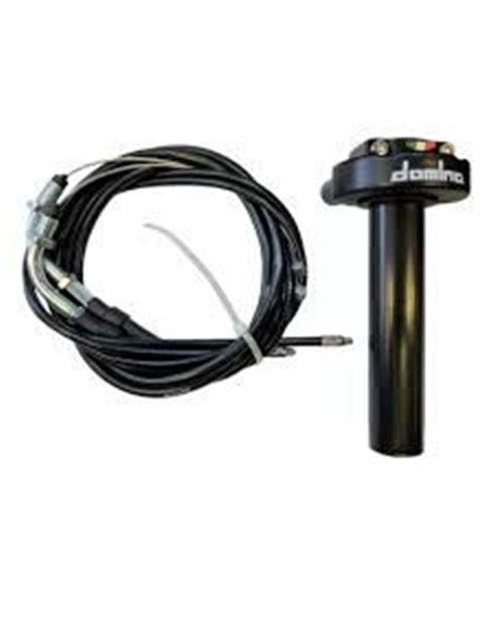Mando gas DOMINO y cable gas para Yamaha YFZ 450 R + 5 cm