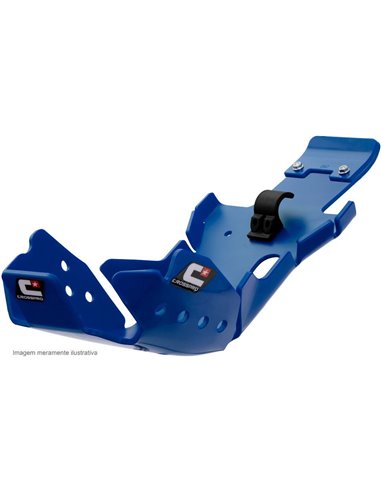 Protector de carter y bieleta hard enduro Crosspro DTC azul TM RACING EN 250 300 22-26 MX 250 300 22-26