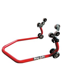 Caballete trasero para quad rojo