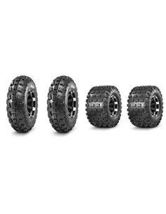 OBOR ADVENT tire pack 2x 22x7x10 2x 20x11x9 6 plies