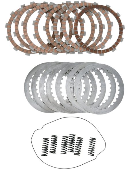 Clutch Disc Kit Mse Cr250 Moose Racing Hp M90-105