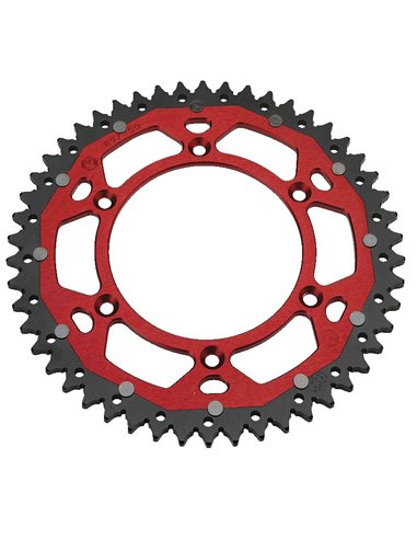 Dual Mse Drive rear sprocket Husq 50T Red Moose Racing Hp 1210-822-50-13X
