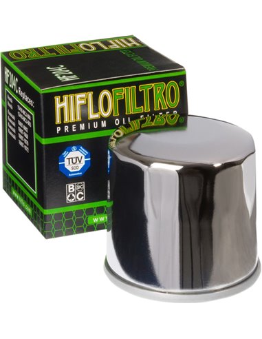 Filtro de óleo Hiflofiltro Hf204 Chrome Hf204C