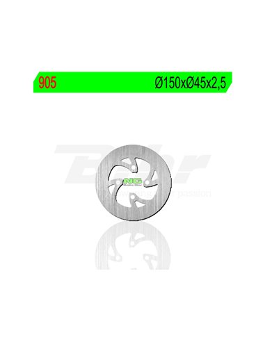Disc de fre NG 905 Ø150 x Ø45 x 2.5