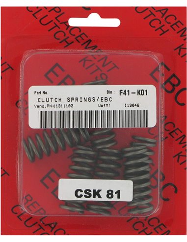 Conjunto de molas de embreagem Mola em espiral Csk Série Aço EBC CSK081