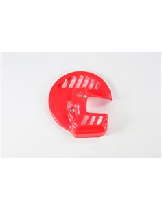 UFO front brake disc guard, red