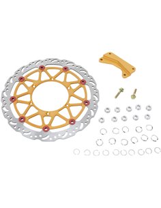 Kit disco de freno Supermoto Floating Contour Wave,With Caliper Bracket EBC SMX6028