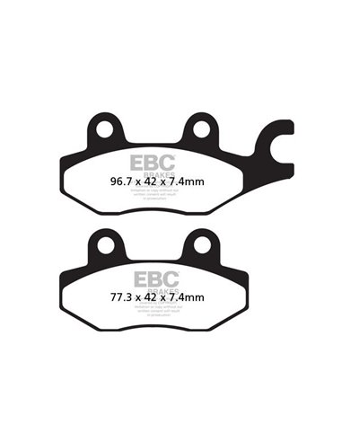 Brake Pad Fa-Hh Series Sintered Metal EBC FA165HH