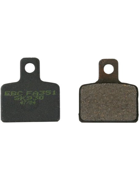 Pastilhas de freio de fibra de carbono EBC FA351TT