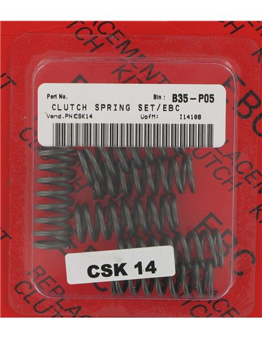 Clutch Spring Csk Series Coil Spring Steel EBC CSK014