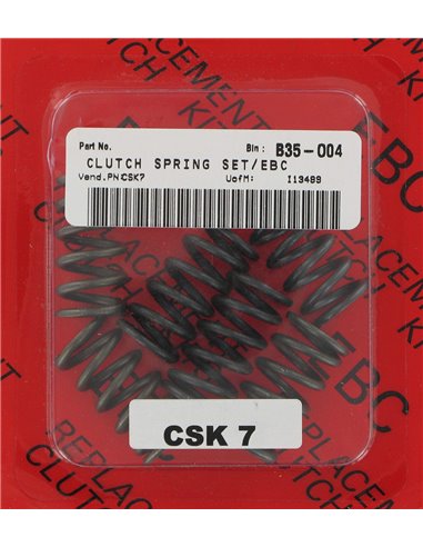 Molls d'embragatge CSK Sèries Coil Spring Steel EBC CSK007