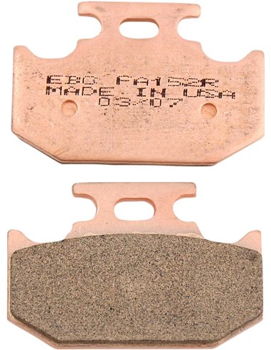Pastilles de fre Fa-R Sèries Sintered Metall EBC FA152R