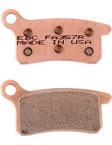Pastilhas de freio de metal sinterizado série Fa-R EBC FA357R