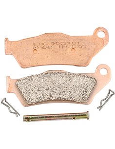 Pastillas de freno de competición sinterizadas Metal EBC MXS181
