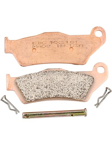 Pastillas de freno de competición sinterizadas Metal EBC MXS181