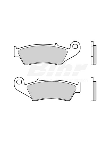 Plaquettes de frein frittées Brembo 07KA17SD Position: avant