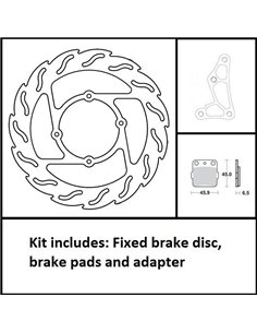 Oversized Floating Brake Disc Kit 260mm Offr Hon MOTO-MASTER 310028