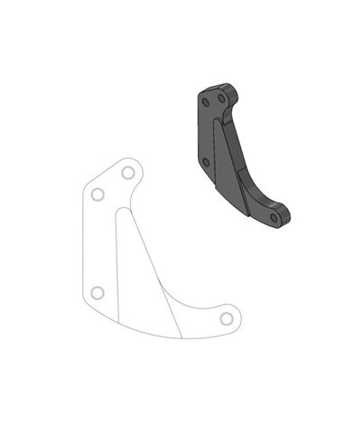 Adapter brackets for motorbike SUP MOTO-MASTER 211025 floating disc kit