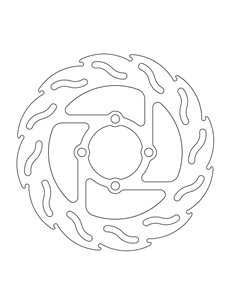 Disque de frein Disque de frein arrière MOTO-MASTER 110230