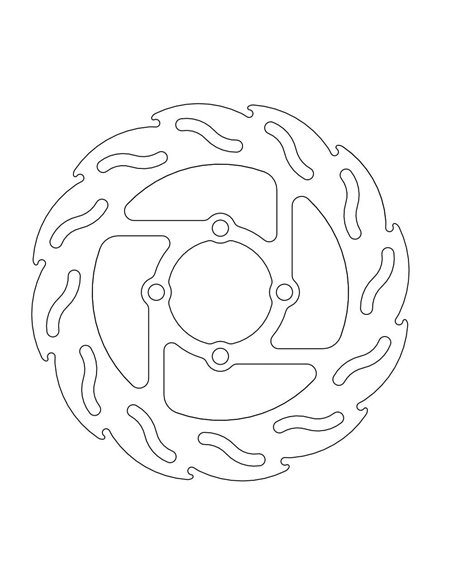 Brake disc Rear brake disc MOTO-MASTER 110 230